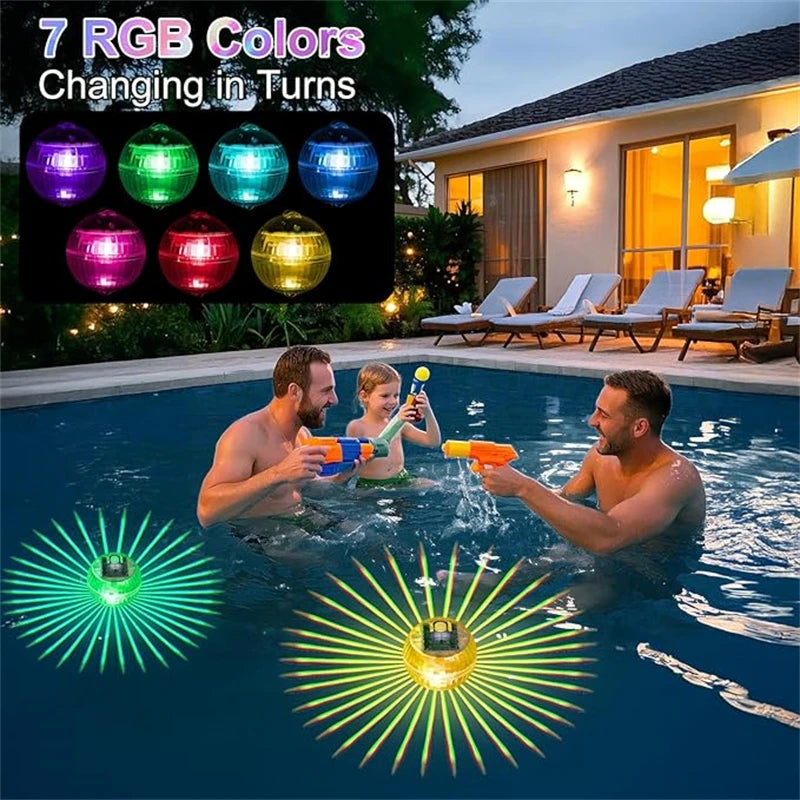 Solar LED Floating Ball Light – RGB Color Changing Pool Lamp Solar Floating Light Axl