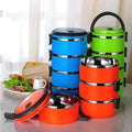 Multi-Layer Stainless Steel Insulated Bento Lunch Box – Leakproof Insulated Lunch Box Axl 1 random color