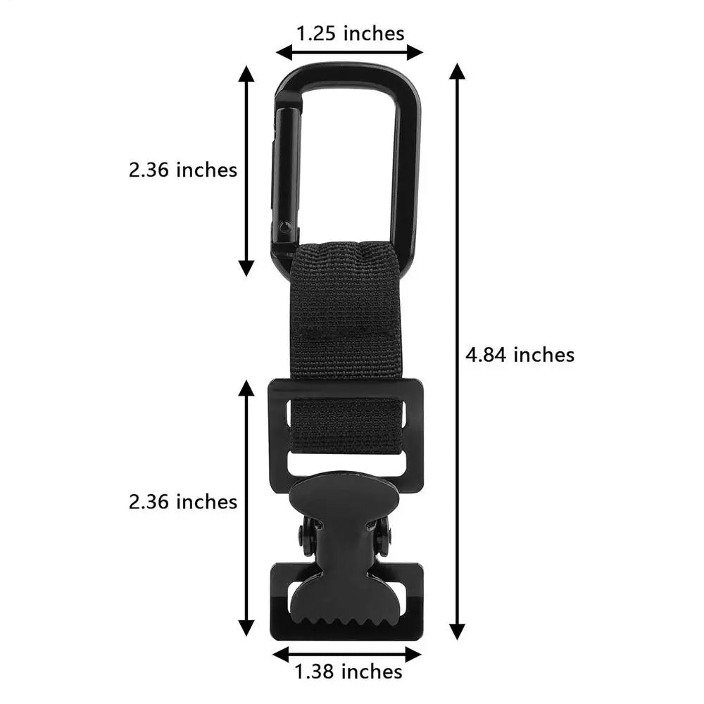 Work Glove Belt Clip Holder – Nylon Clamp for Gloves & Towels Glove Belt Clip Axl As show