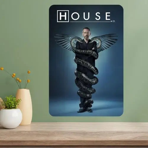 House TV Show Metal Poster Sign – Vintage Aluminum Wall Art Metal Poster Sign Axl aluminum sign aluminum 14x20cm