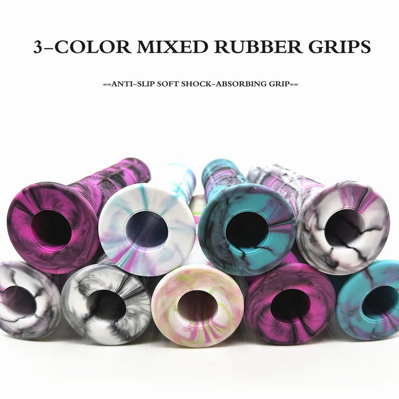 MTB Handlebar Grips – Non-Slip Rubber Mountain Bike Grips 2Pcs Bike Handlebar Grips Axl