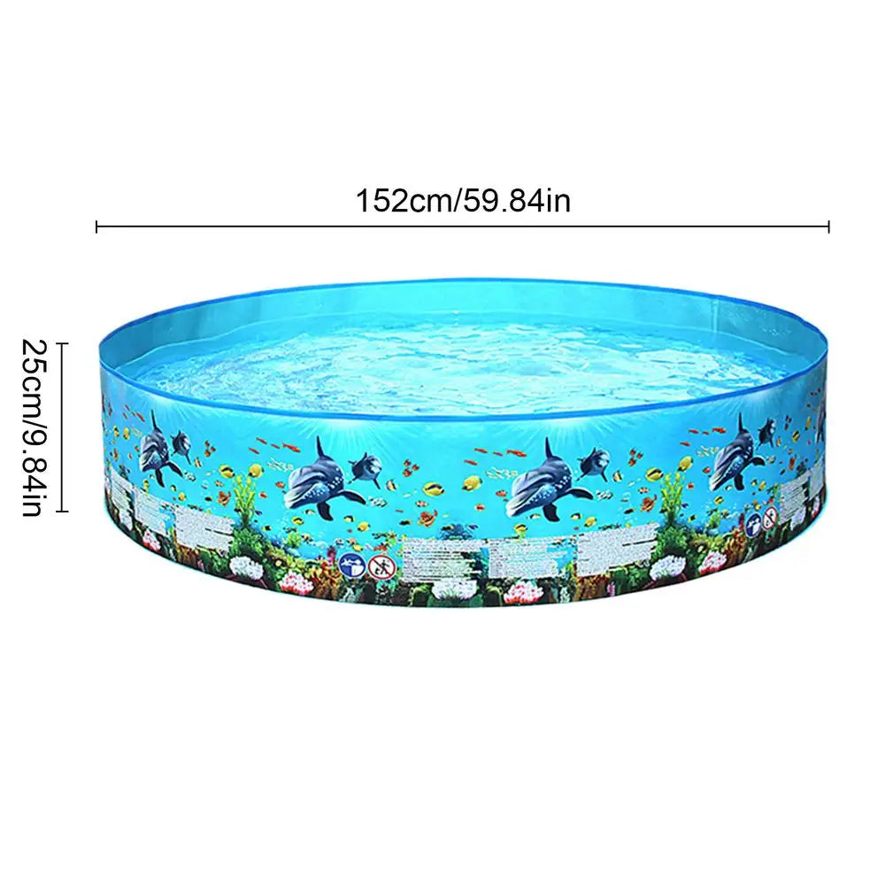 Foldable Pet Swimming Pool – Portable Round PVC Dog Bath Pool Foldable Pet Pool Axl S