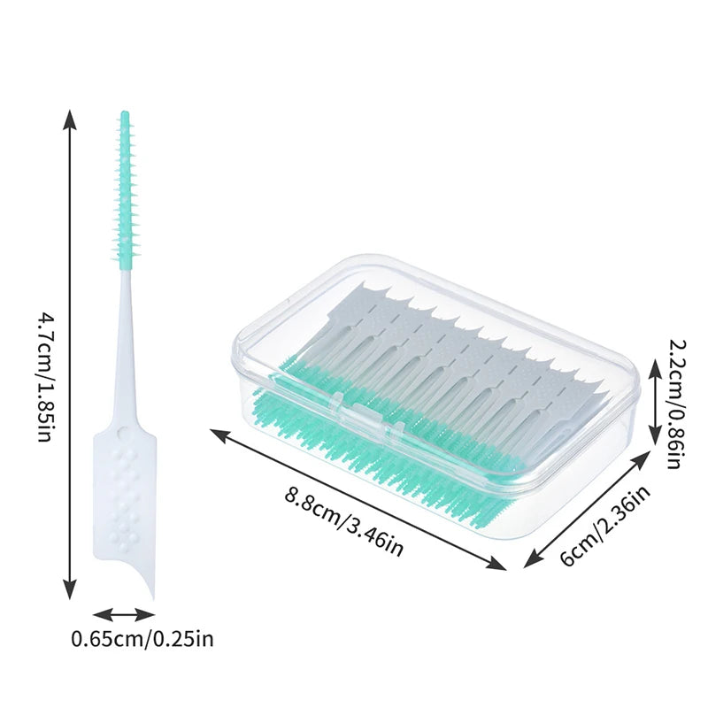Silicone Interdental Brushes – Soft Teeth Cleaner (20–300 Pcs) Interdental Brush Axl