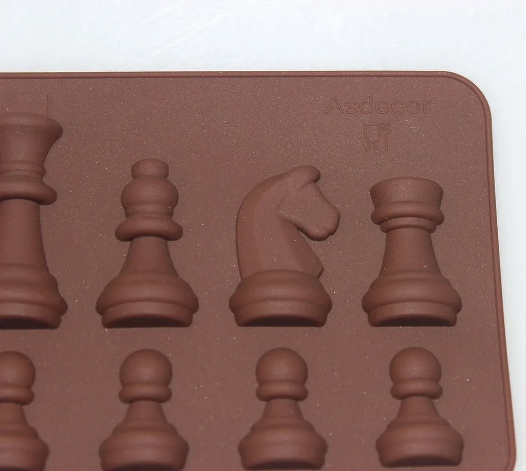 Silicone Chess Piece Mold – Chocolate, Candy & Jelly Baking Silicone Baking Mould Axl