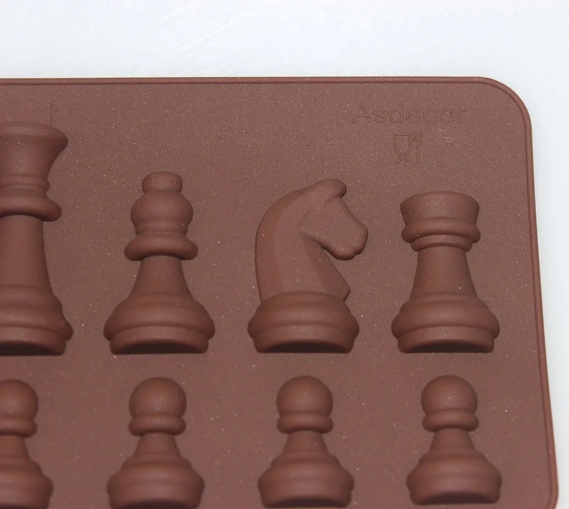 Silicone Chess Piece Mold – Chocolate, Candy & Jelly Baking Silicone Baking Mould Axl