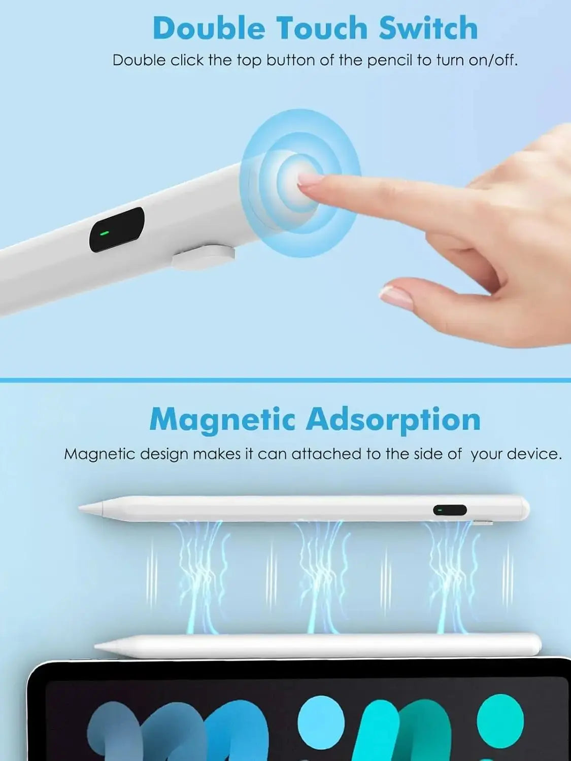 Universal Stylus Pen for iOS Android Windows – Metal Body Capacitive Stylus Pen Axl