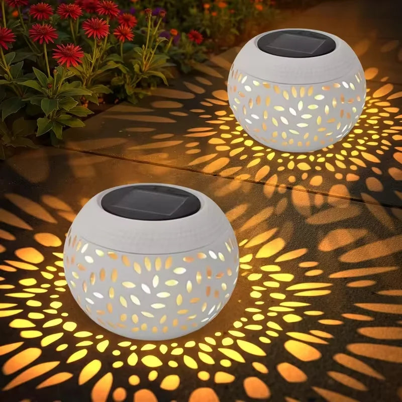 Iron Solar Lantern Outdoor – Weatherproof Garden Pathway Light Solar Garden Lantern Axl
