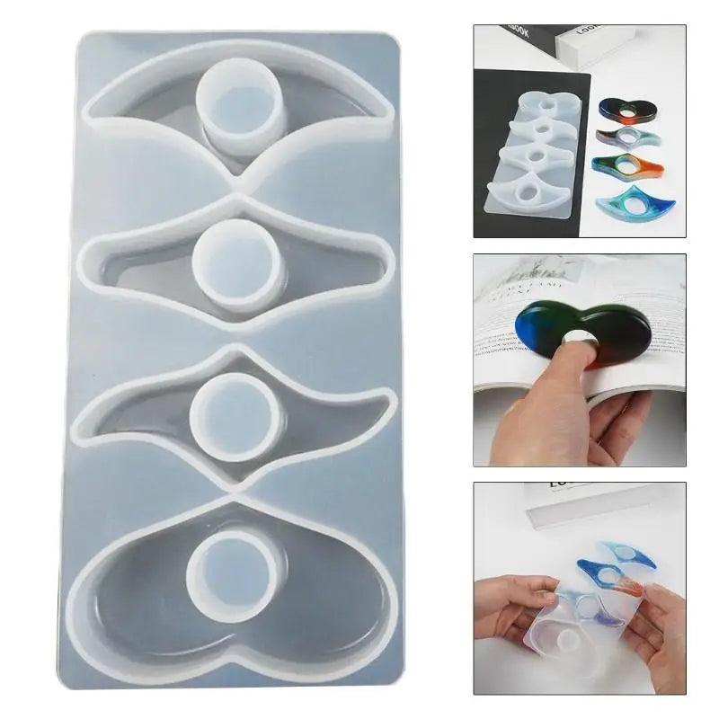 Thumb Bookmark Silicone Mold – Epoxy Resin DIY Craft Tool Resin Craft Mold Axl
