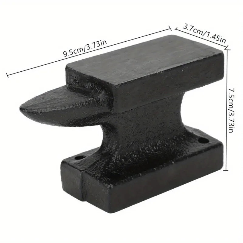 Cast Iron Bench Vise with Anvil – Mini DIY Metalworking Tool Bench Vise Anvil Axl