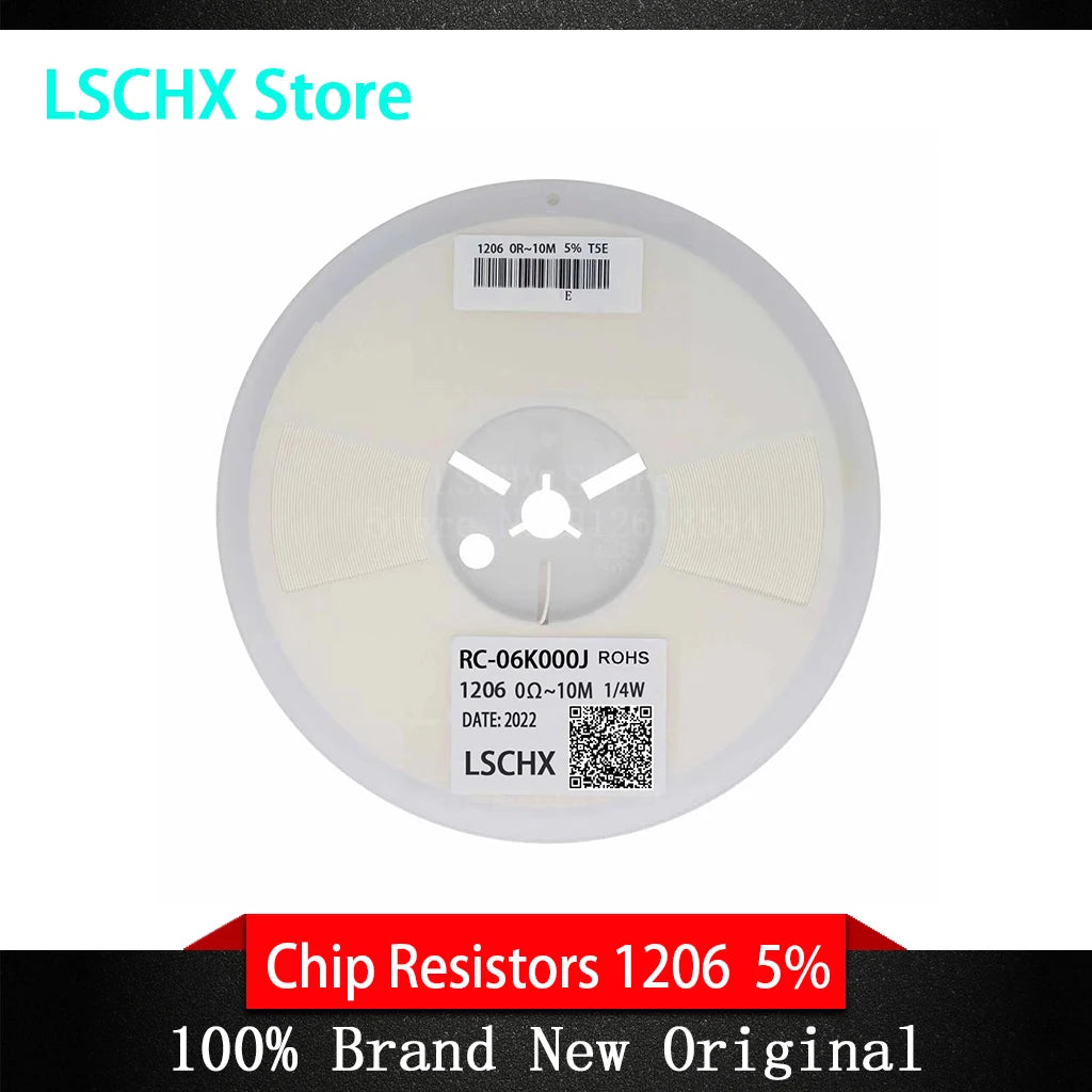 5000 Pcs 1206 SMD Resistor Kit 0Ω–10MΩ 1/2W 5% Assortment SMD Resistor Kit Axl 1.1R