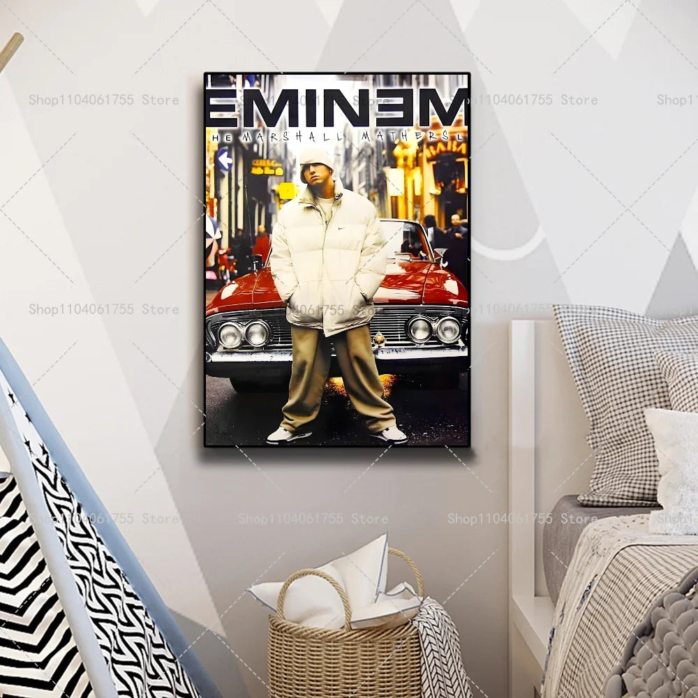 Rapper Music Icon Wall Poster – Self-Adhesive Waterproof Sticker Wall Art Poster Axl