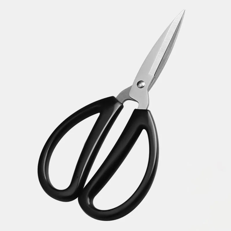 Stainless Steel Multifunctional Kitchen Scissors – Red Handle Kitchen Scissors Axl black