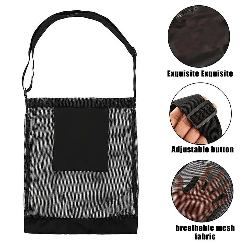Mushroom Foraging Mesh Bag with Adjustable Shoulder Strap Foraging Harvest Bag Axl