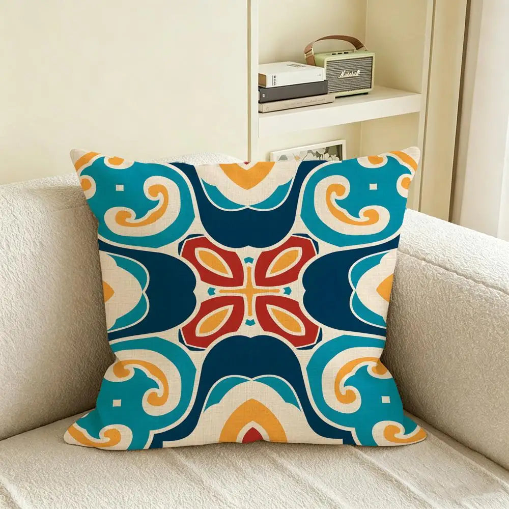 S-Stripe Linen Cushion Cover – Sofa, Bed & Chair Pillow Linen Cushion Cover Axl White8 35X35cm