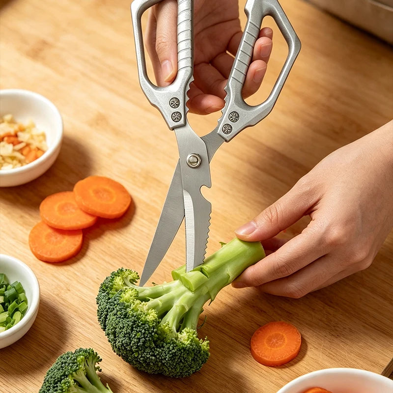 Multifunctional Kitchen Scissors – BBQ Shears for Meat & Fish Kitchen Shears Axl