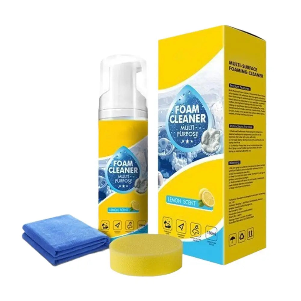 Foam Car Interior Cleaner Kit 150ml – Leather & Upholstery Car Cleaning Kit Axl A SET