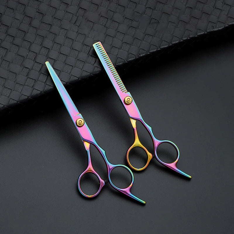 Professional 6-Inch Hair Scissors Set – Cutting & Thinning Shears Hair Scissors Set Axl