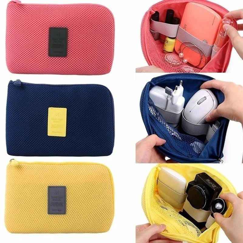 Travel Digital Organizer Bag – USB Cable, Earphone & Gadget Travel Organizer Bag Axl