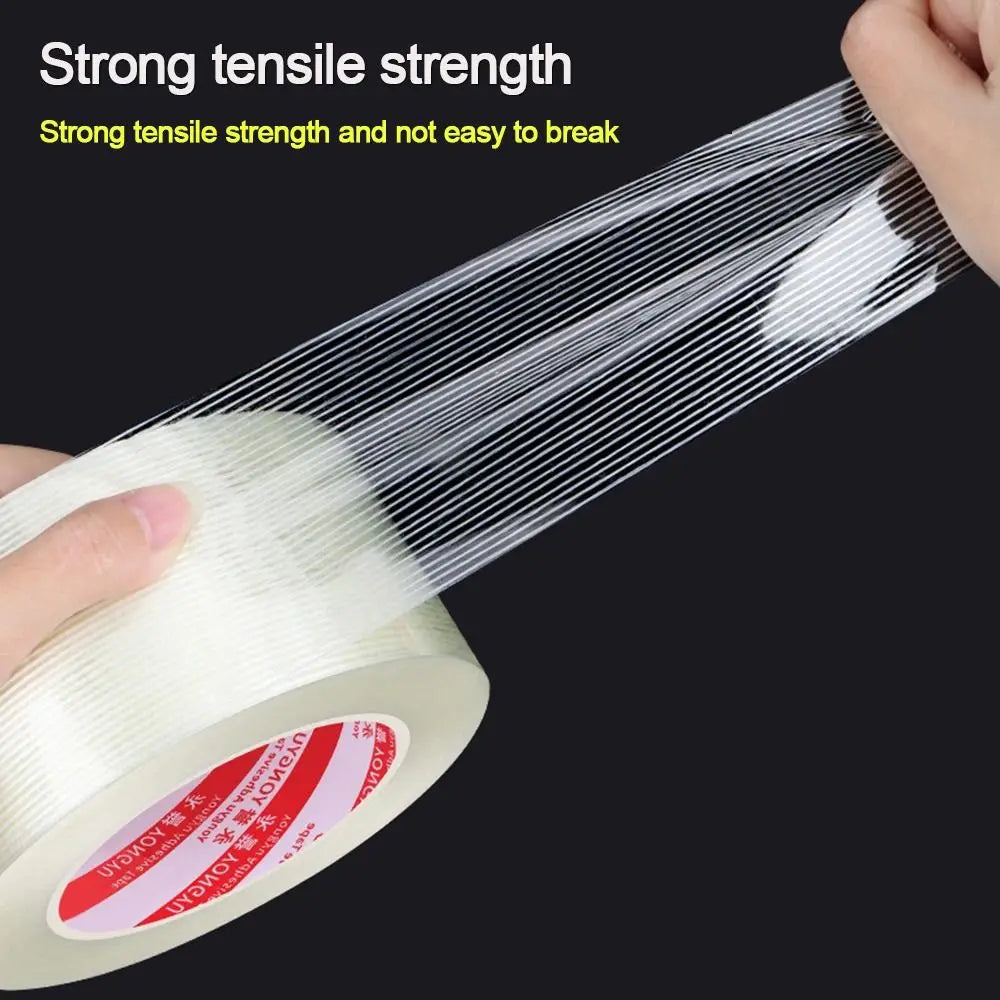 25M Fiberglass Strapping Tape – Strong Single-Sided Adhesive Roll Fiberglass Strapping Tape Axl