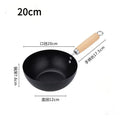 Uncoated Flat Bottom Iron Wok – Induction & Gas Stir-Fry Pan Iron Wok Axl 20cm As whown