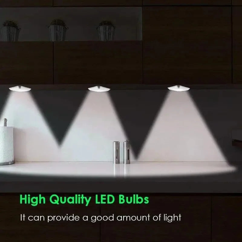 Battery Powered LED Motion Sensor Night Light | Wireless Wall Lamp Motion Sensor Night Light Axl