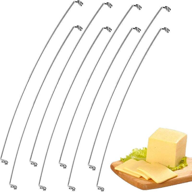 10-Pack Replacement Cheese Slicer Wires 5.5" Stainless Steel Cheese Slicer Wire Axl 10pcs