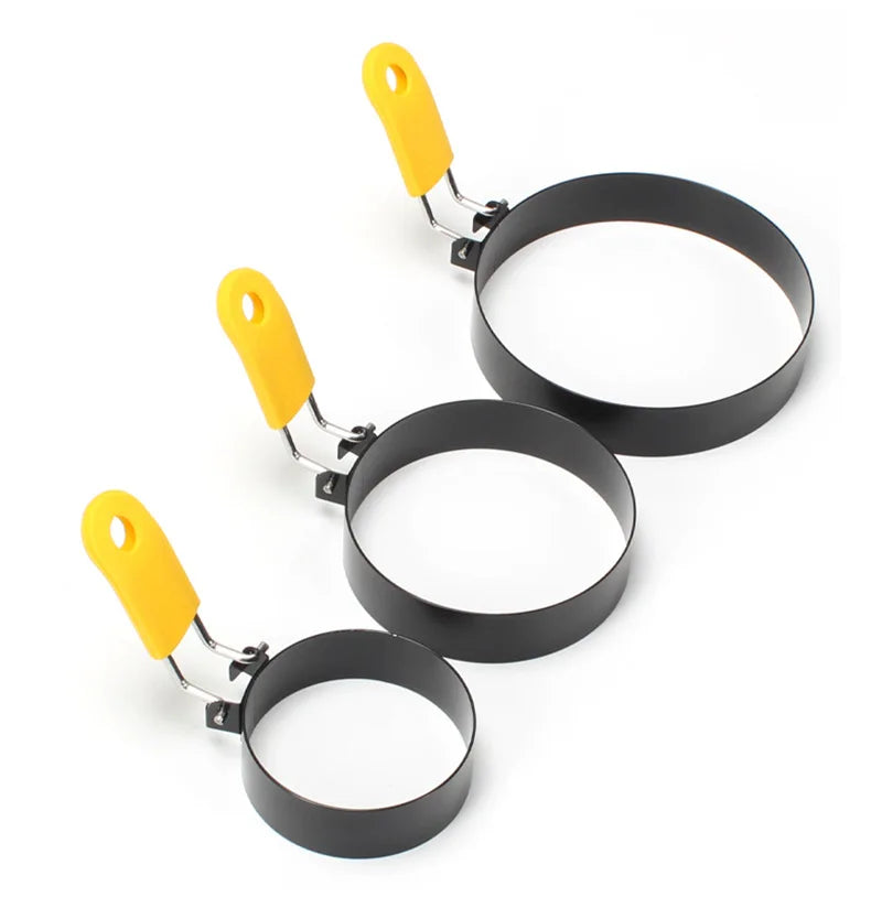 Round Pancake & Egg Ring Mold – Nonstick Stainless Steel Cooking Mold Axl