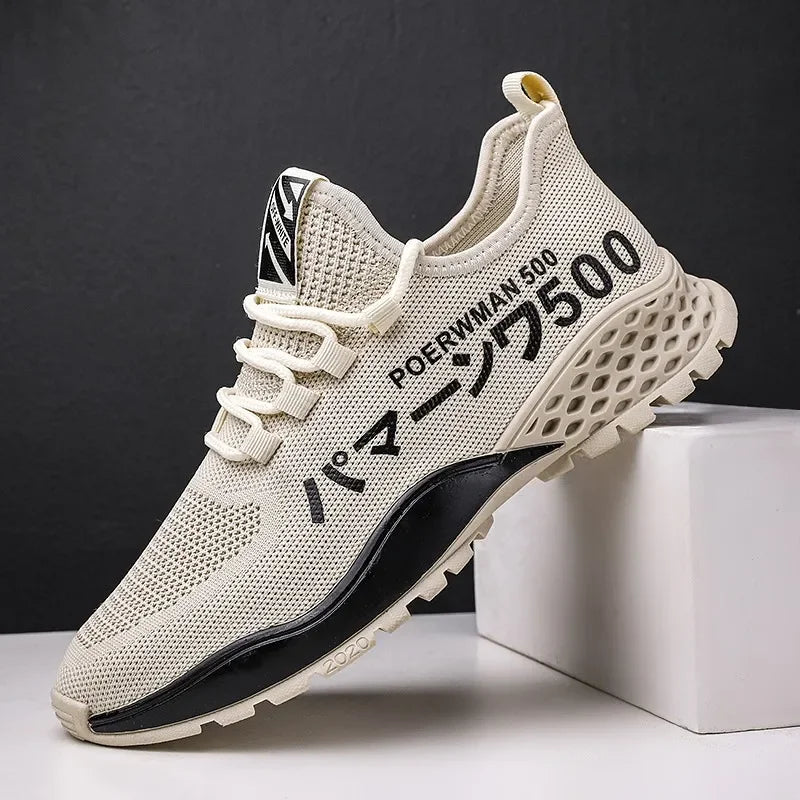 Men's Breathable Mesh Vulcanized Sneakers | Casual Trainers Men's Sneakers Axl