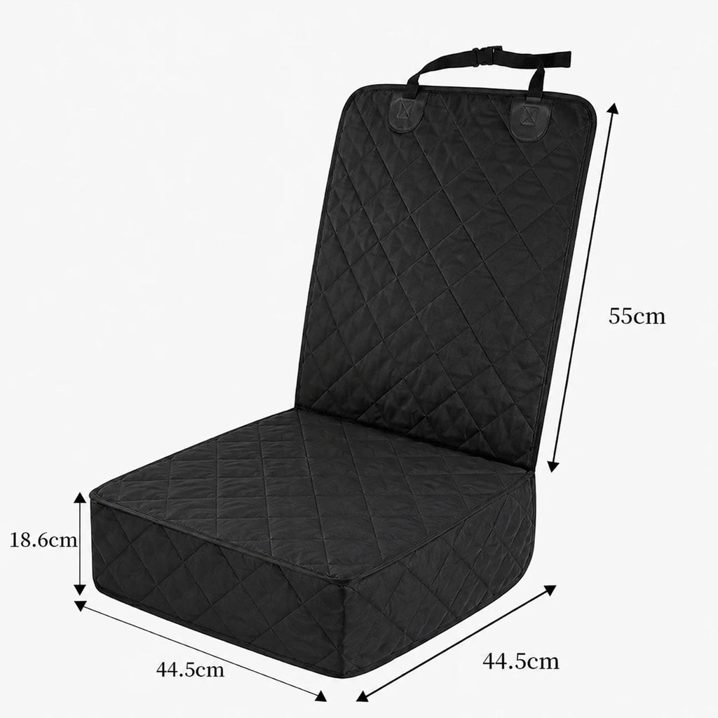 Waterproof Pet Car Seat Cover – Dog & Cat Seat Protector Pet Car Seat Cover Axl Front seat black Other Four Seasons