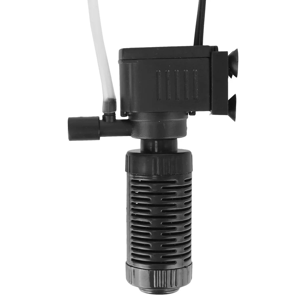 3-in-1 Mini Submersible Aquarium Filter with Oxygenation Aquarium Filter Axl