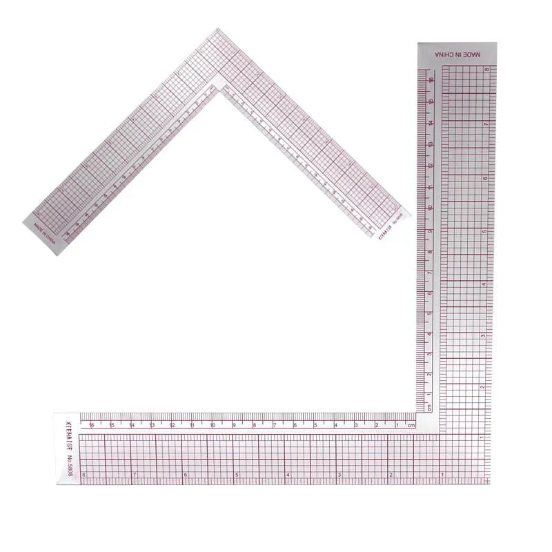 L-Shape Ruler – Quilting, Sewing & Right Angle Craft Scale Sewing Craft Ruler Axl