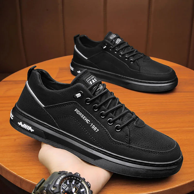 Men's Platform Vulcanized Sneakers – Breathable Casual Shoes Platform Sneakers Axl