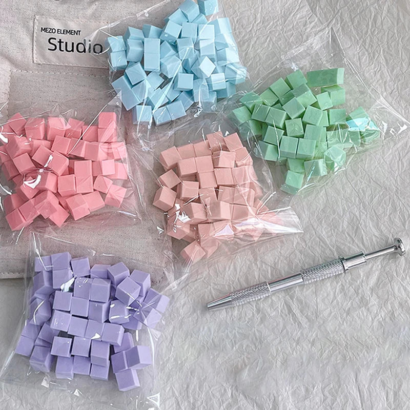 Nail Art Sponge Set 50/100 Pcs – Ombre Gradient Manicure Kit Nail Art Sponge Set Axl