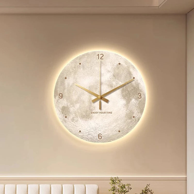 Luminous 60cm Nordic Wall Clock – Modern Luxury Home Decor Decorative Wall Clock Axl