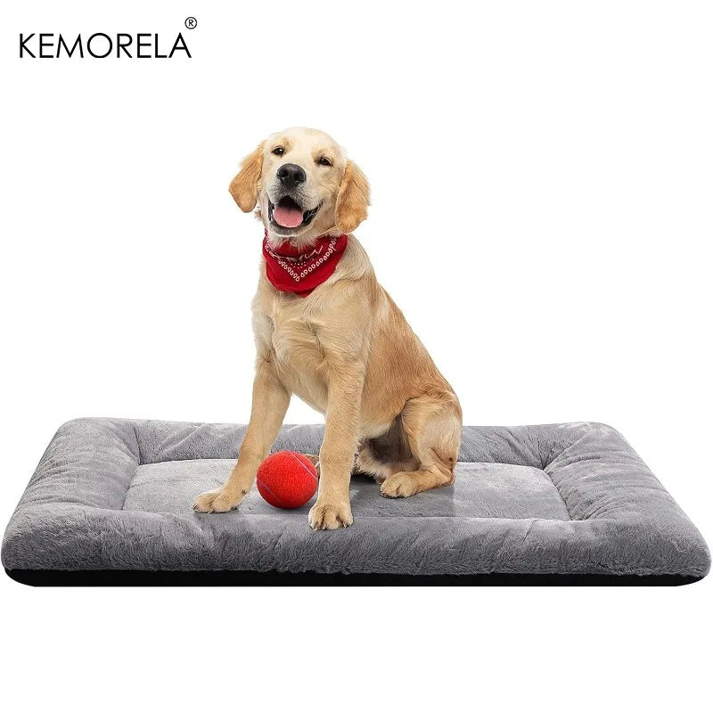 KEMORELA Soft Dog Crate Pad – Washable Anti-Slip Kennel Mat Dog Crate Pad Axl
