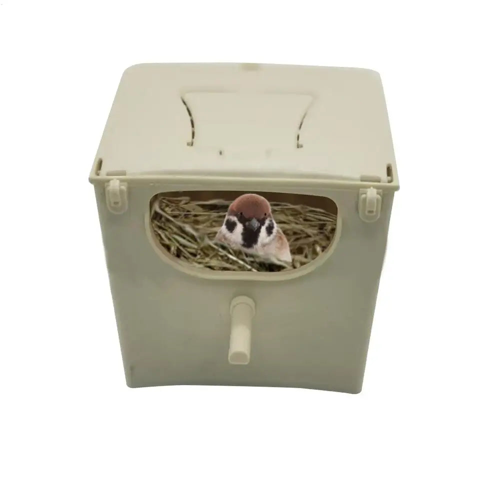 Parrot Nesting Box with Perch – Plastic Bird Breeding Box Bird Nesting Box Axl As show