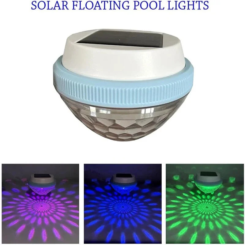 Solar RGB LED Floating Pool Lights – IPX6 Waterproof 1–2 Pack Floating Pool Light Axl 1PC