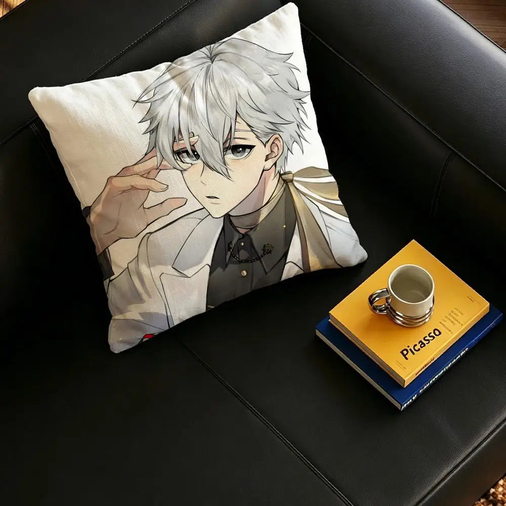 Anime Seishiro Nagi Linen Cushion Cover | Sofa & Bedroom Decor Anime Cushion Cover Axl