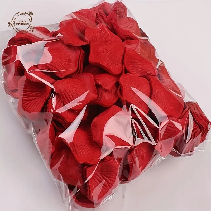 1000 Artificial Silk Rose Petals – Wedding & Party Décor Artificial Flower Petals Axl