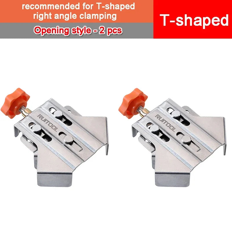 90° Right Angle Clamps – Heavy Duty Woodworking Corner Clamp Woodworking Corner Clamp Axl 2PCS Opening style 32mm