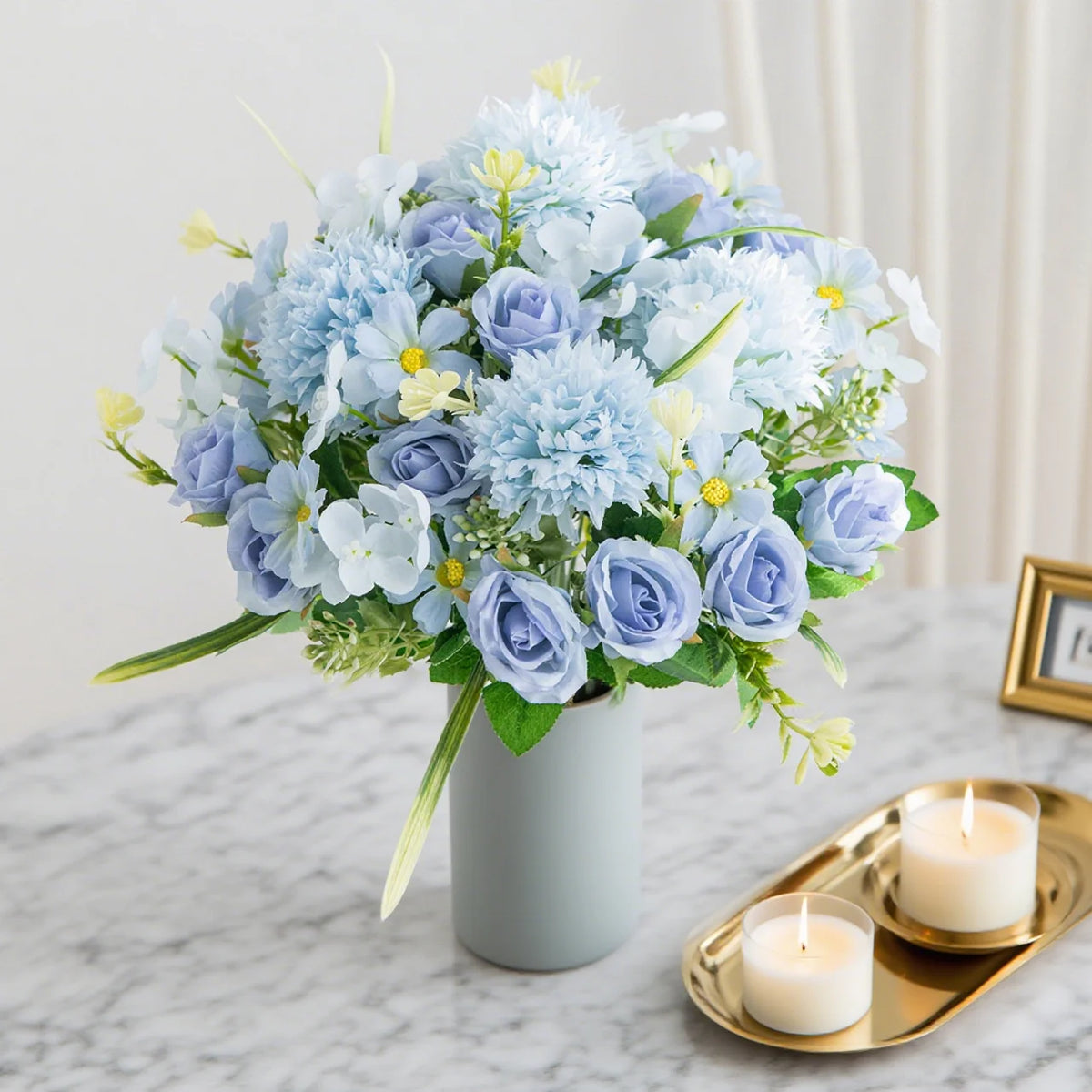 Silk Rose Artificial Flowers – Wedding Wreaths & Bridal Bouquets Artificial Silk Flowers Axl
