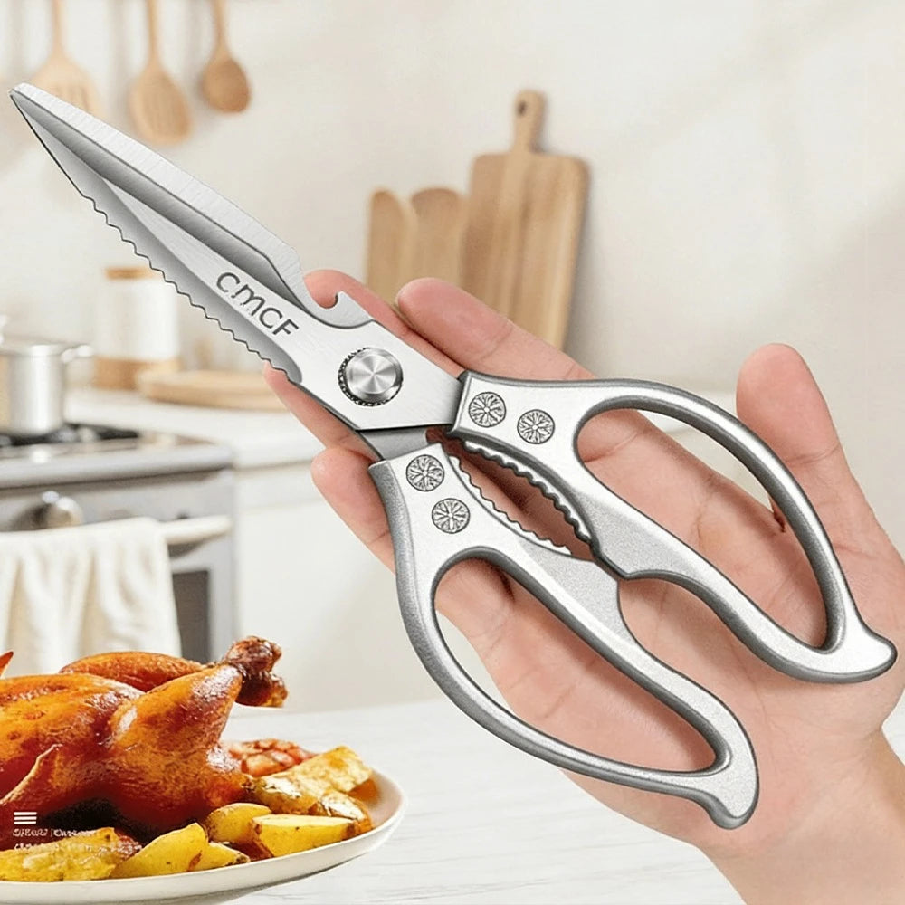 PLYS Stainless Steel Kitchen Scissors – Multi-Function Shears Kitchen Shears Axl 1pc