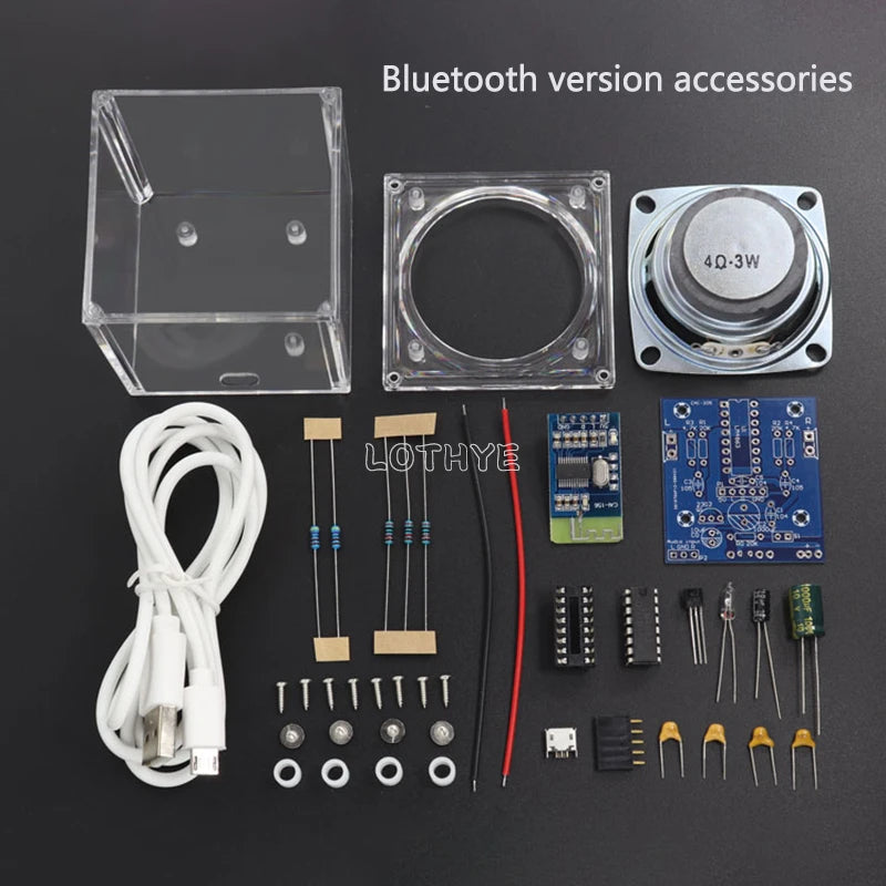 Mini Bluetooth Speaker DIY Soldering Kit – LM4863 Amplifier DIY Electronics Kit Axl Bluetooth version