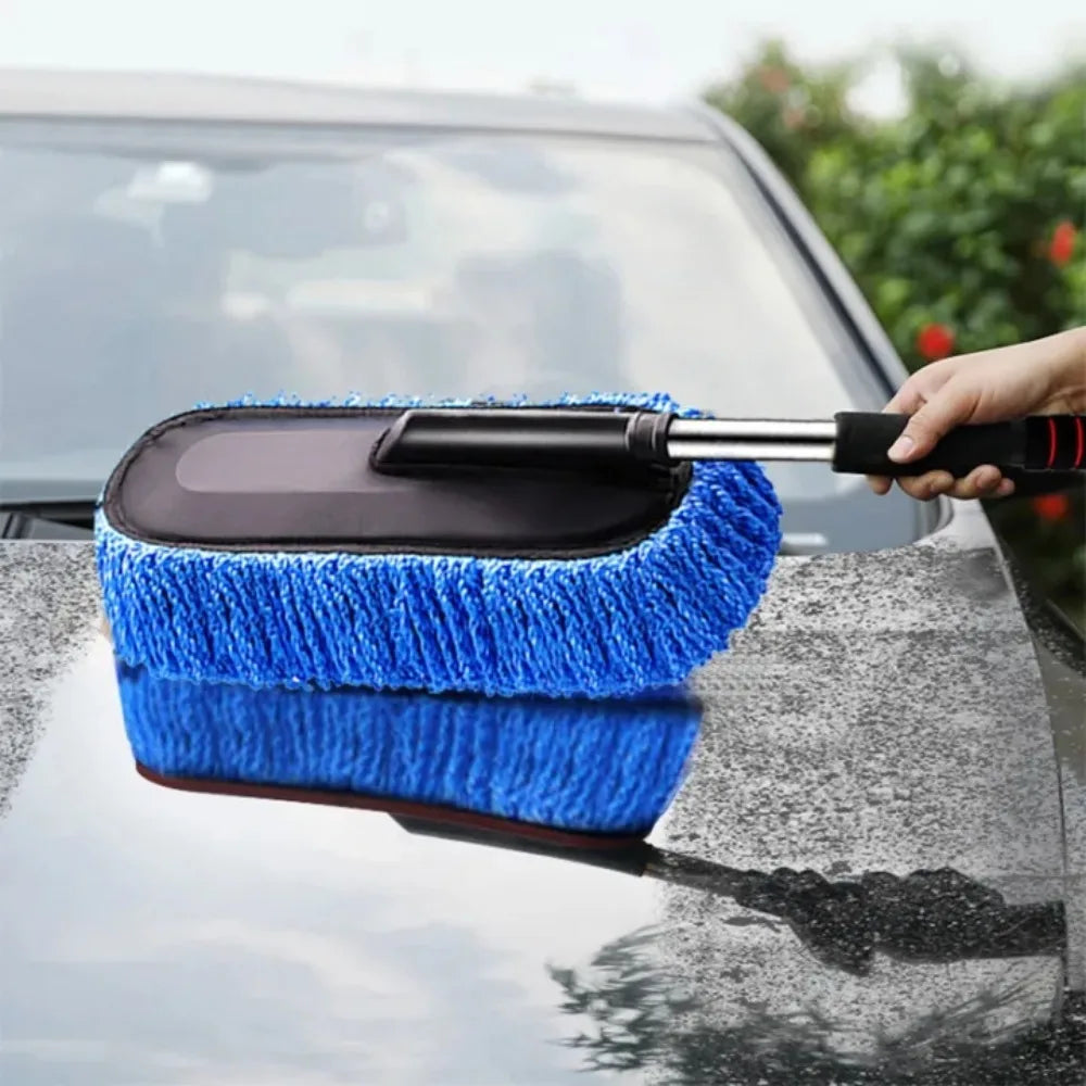 Retractable Microfiber Car Duster Wash Mop – Multi-Surface Car Cleaning Mop Axl
