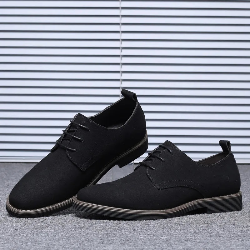 Men's British Oxford Dress Shoes – Waterproof Lace-Up Leather Oxford Dress Shoes Axl