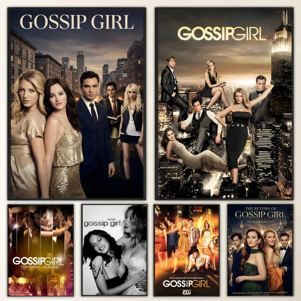 Gossip Girl HD Art Poster – Waterproof Aesthetic Wall Decor Wall Art Poster Axl