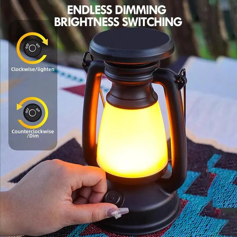 Retro Horse LED Lantern – Rechargeable Atmosphere Table Lamp LED Atmosphere Lantern Axl