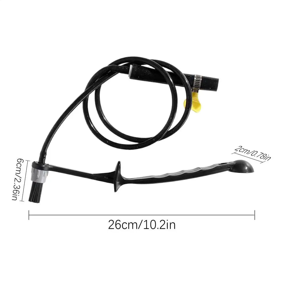 Coffee Machine Cleaning Brush – Long Handle Brewer Head Tool Coffee Cleaning Brush Axl Black