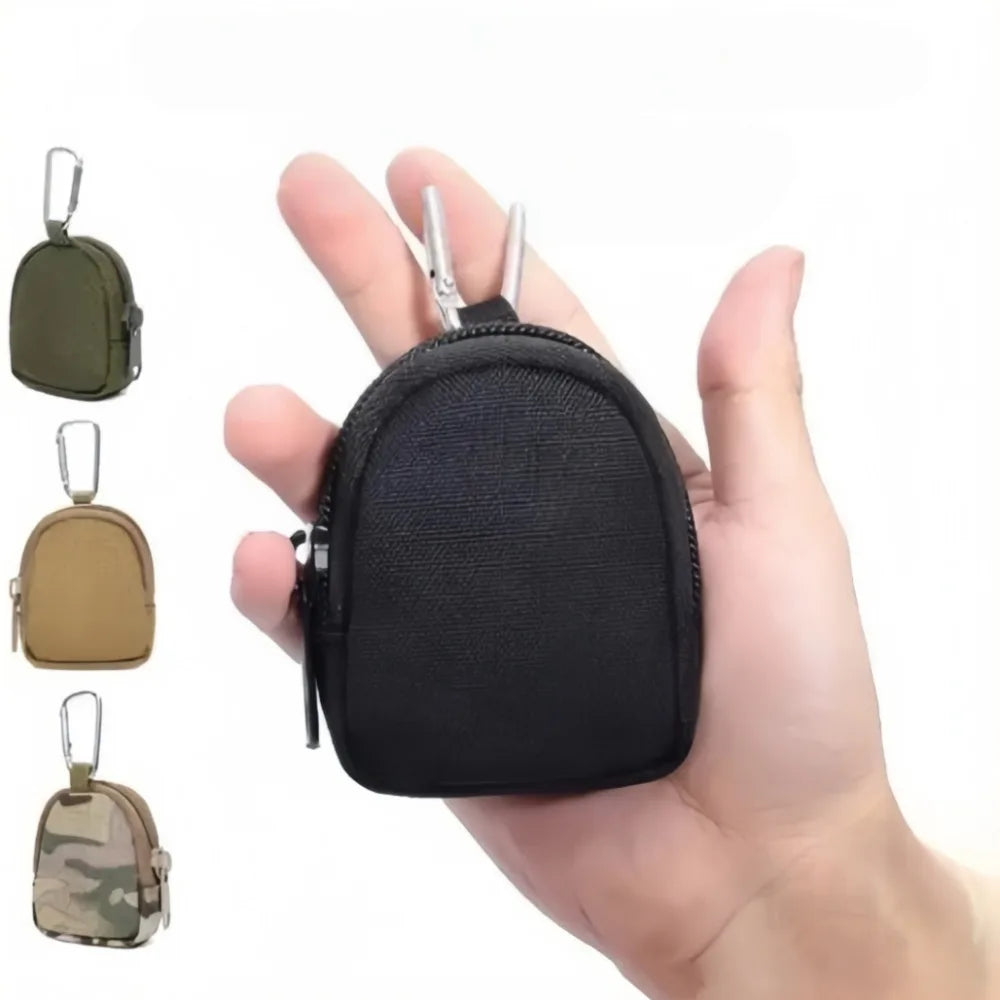 Mini Canvas Key Wallet – Tactical Coin & Key Holder Pouch Canvas Key Wallet Axl