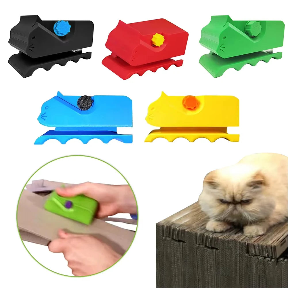 Cat-Shaped Cardboard Cutter | 3D Printed DIY Scratcher Tool DIY Cardboard Cutter Axl